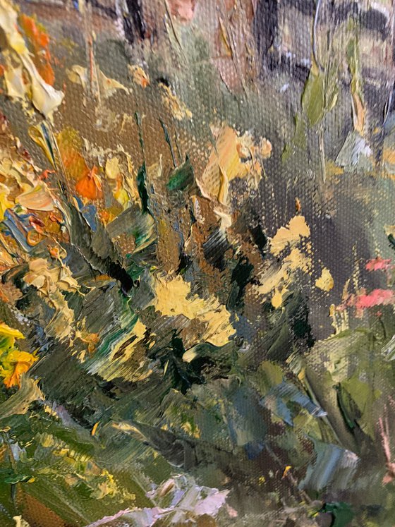 Wildflower Meadow Landscape.