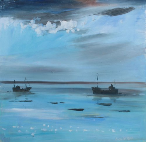 North Sea Fishing Boats by David Pott