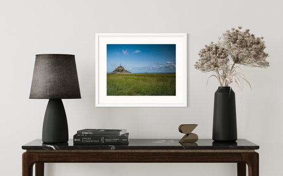 BLUE SKY ON MONT SAINT MICHEL