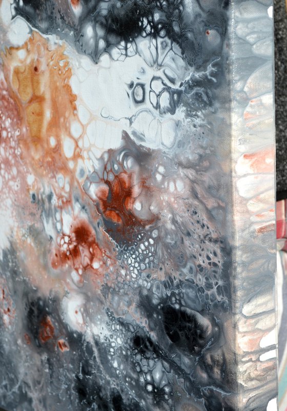 Neutral VI 140X70cm Gold and Silver Effect