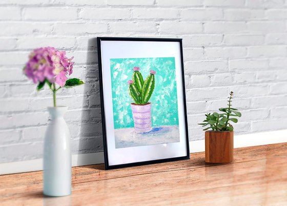 Still life with cactus