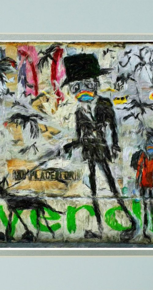 Pandemic grafitti in London by Robin Clarke