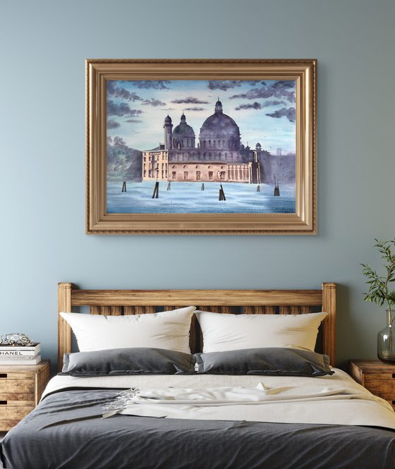 Warm Foggy Sunrise in Venice