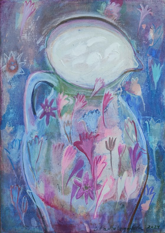 Crocus Milk, middle part of the triptych