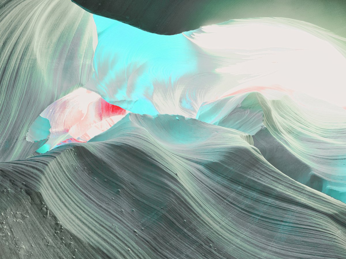 Abstract Photograph By Tabita Pietsch, 29 X 22", Cotopaxi, Original Artwork