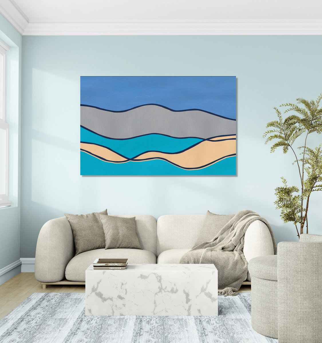  Silent Landscape #24 By Marina Krylova, 55 X 35, Artwork For Sale On Artfinder