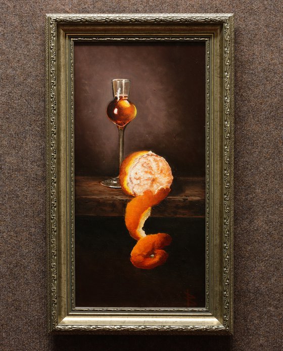 Orange and whiskey