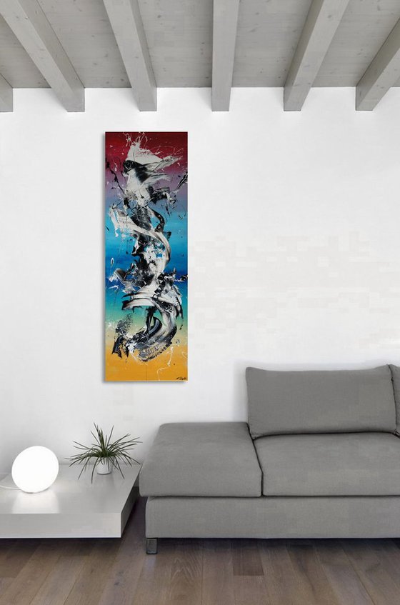 Vertical Inversion I (Spirits Of Skies 048056) (40 x 120 cm) XL (16 x 48 inches)