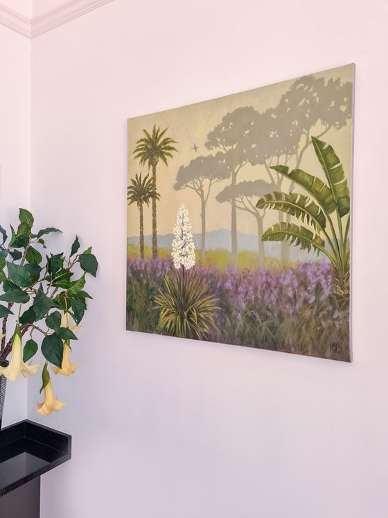 Hazy Tropical Scenery