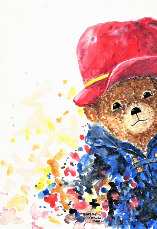 Teddy Bear in a Hat by MARJANSART