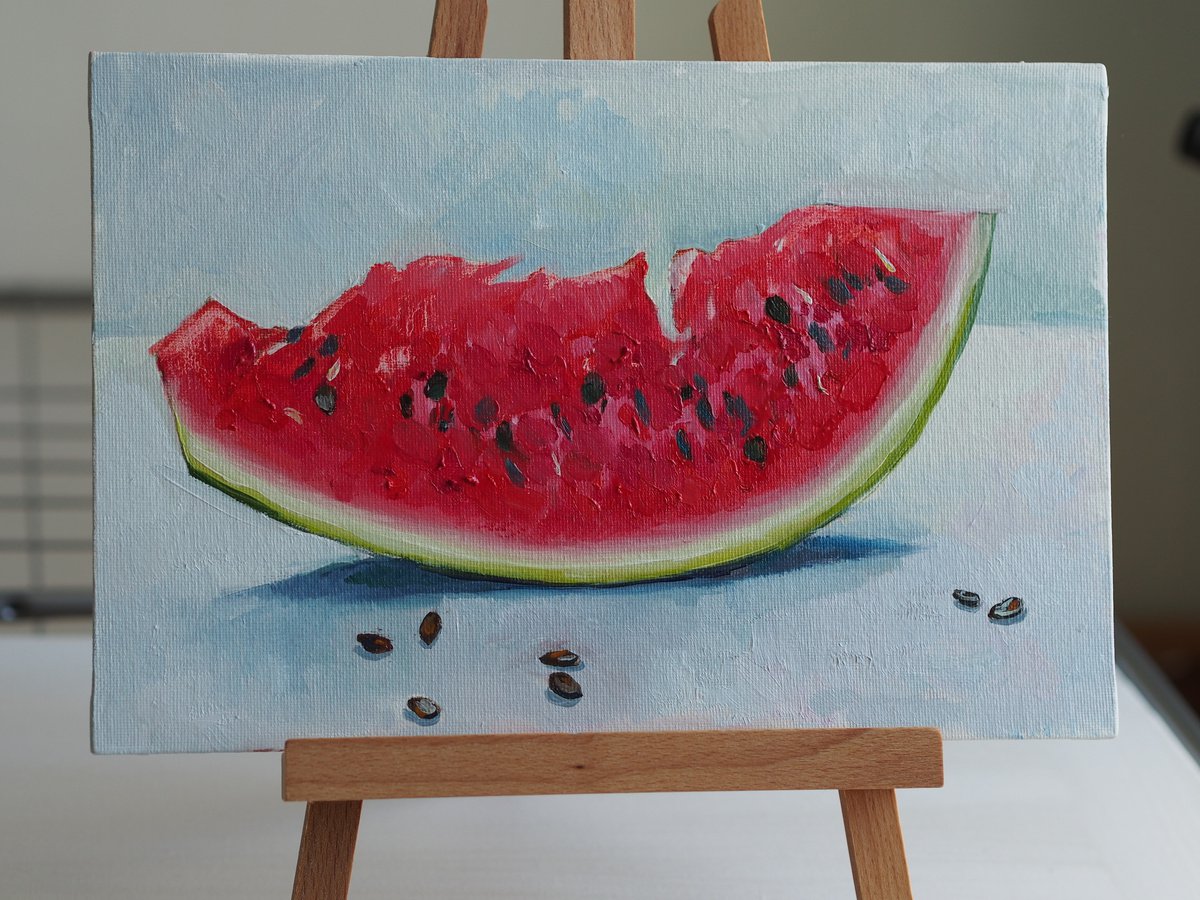 Slice of watermelon by Alfia Koral