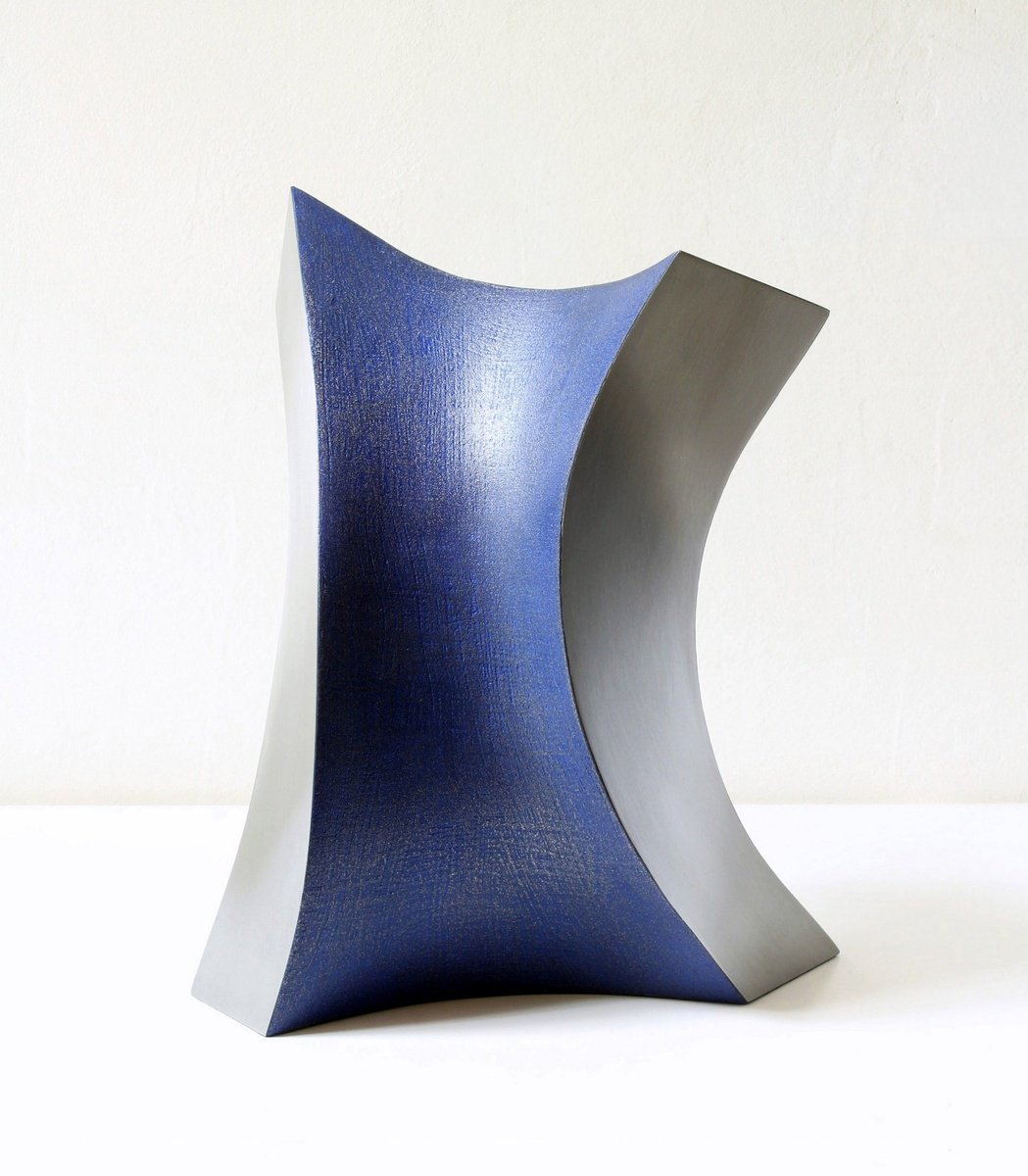 Organic Abstract Sculpture By Nikolaus Weiler, 10 X 10", Torsionata, Original Artwork