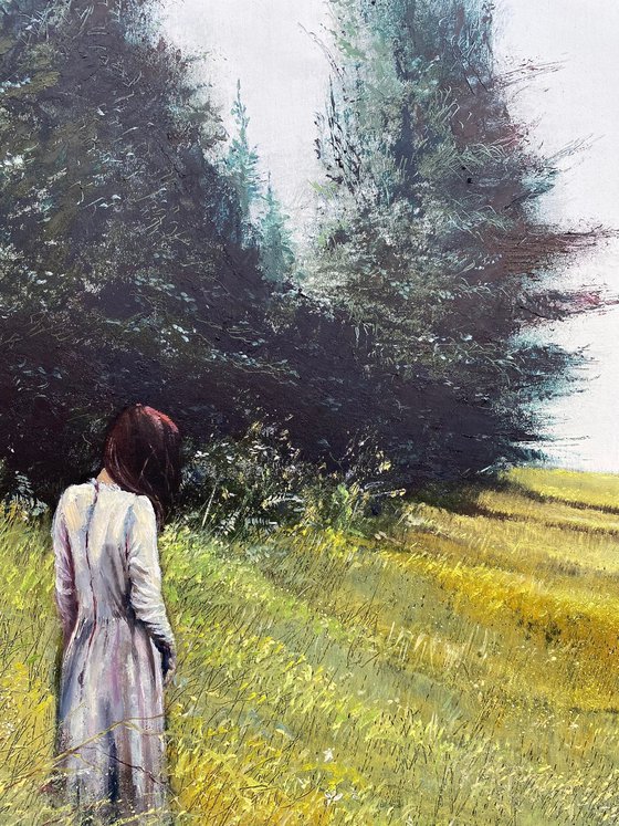 Girl in a Meadow
