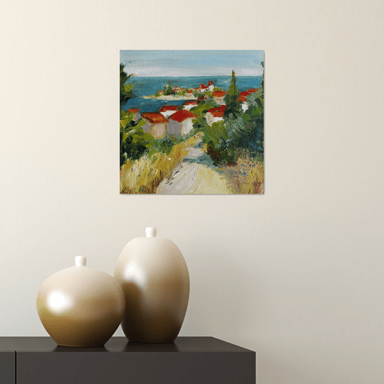 Sunlit Path to the Sea