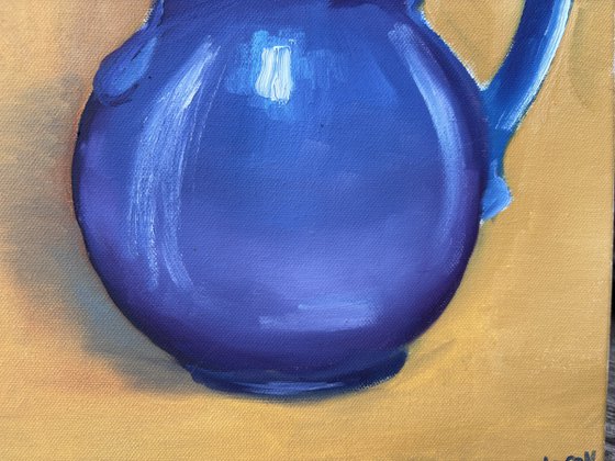 Still life with the blue jug