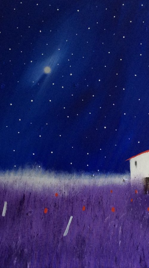 “Midnight In Provence” 102x77x2cm by Black Beret