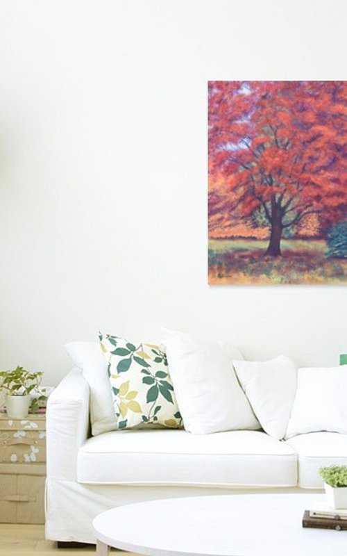 Autumn Tree in the Park by Michele Wallington