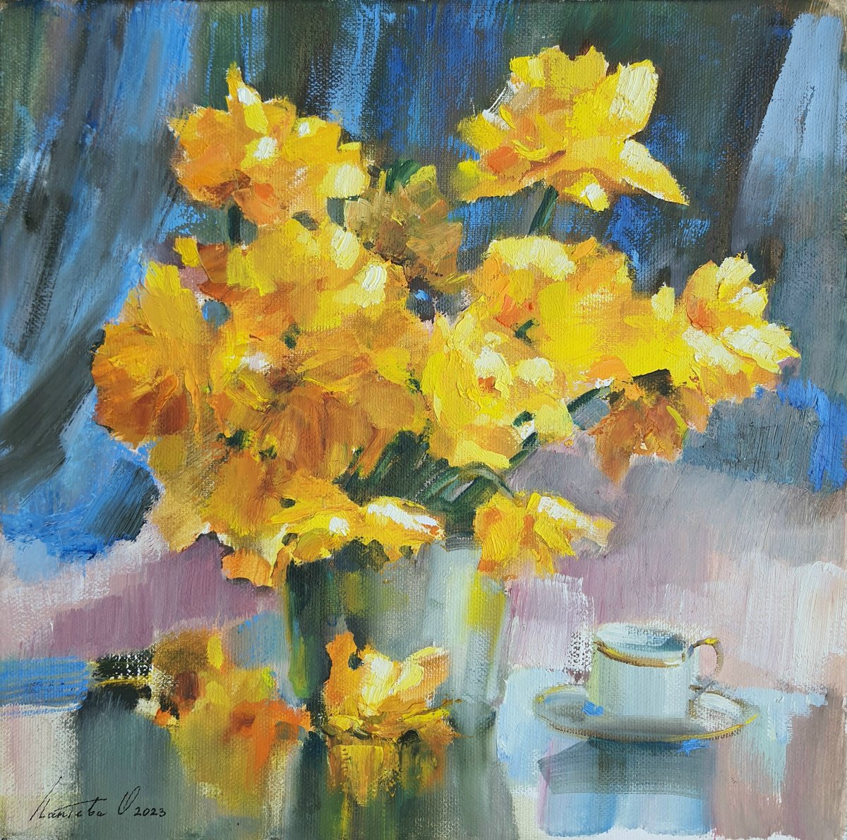 Daffodils by Olha Laptieva