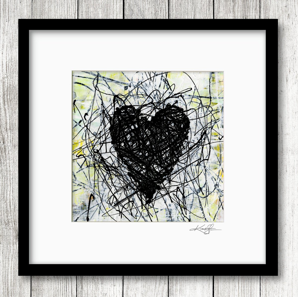 A Beautiful Heart 1 - Abstract Painting by Kathy Morton Stanion by Kathy Morton Stanion