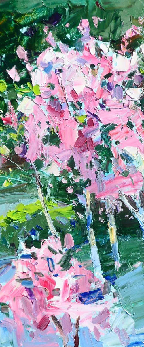 " flowering trees" by Yehor Dulin