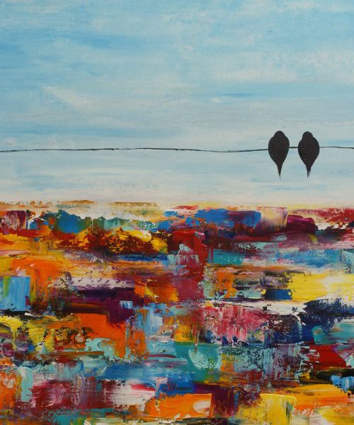 Birds On A Wire #5 by Art By Catalin
