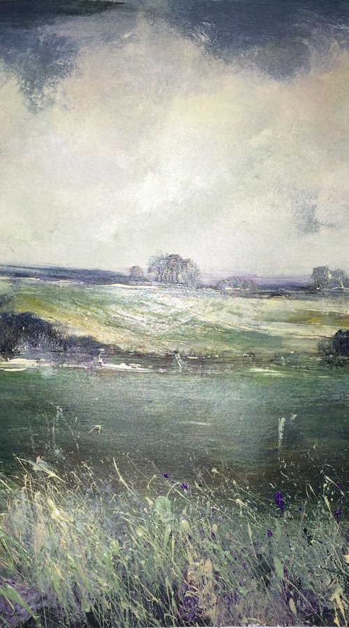 English Meadows I by Maxine Anne  Martin