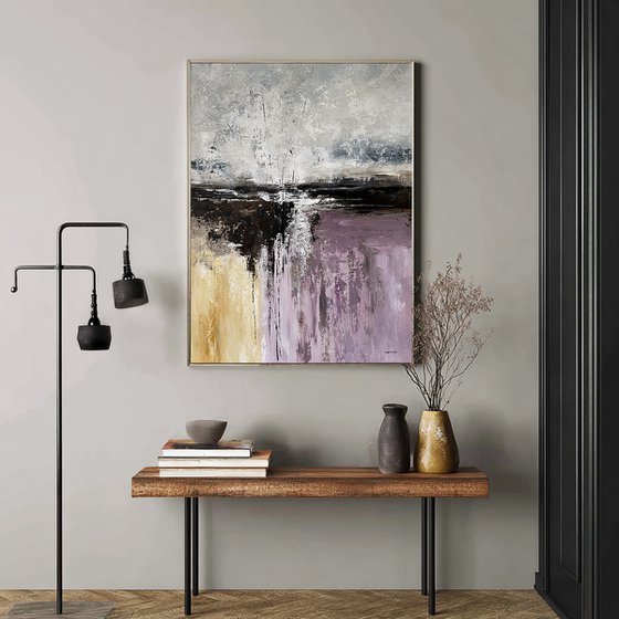 Muted Light Over Earth and Violet