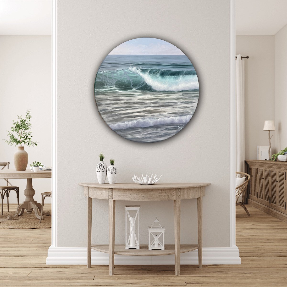 Photorealistic Oil Painting , Finding Clarity By Eva Volf, 40 X 40, Artwork For Sale On Artfinder