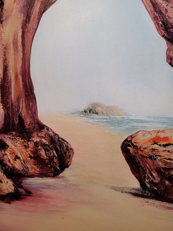 Sea Cave, California Coast