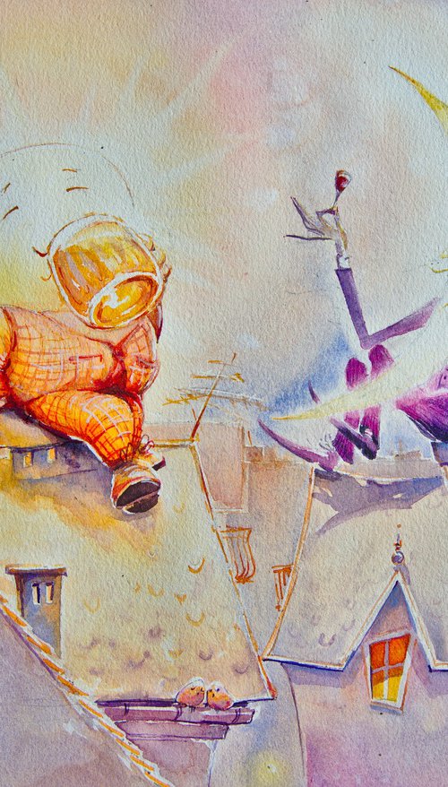 Small pleasures (diptych) by Eve Mazur