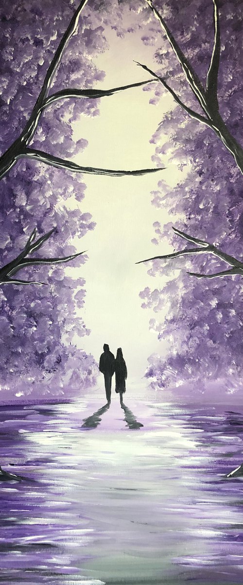 Through The Violet Trees 4 by Aisha Haider