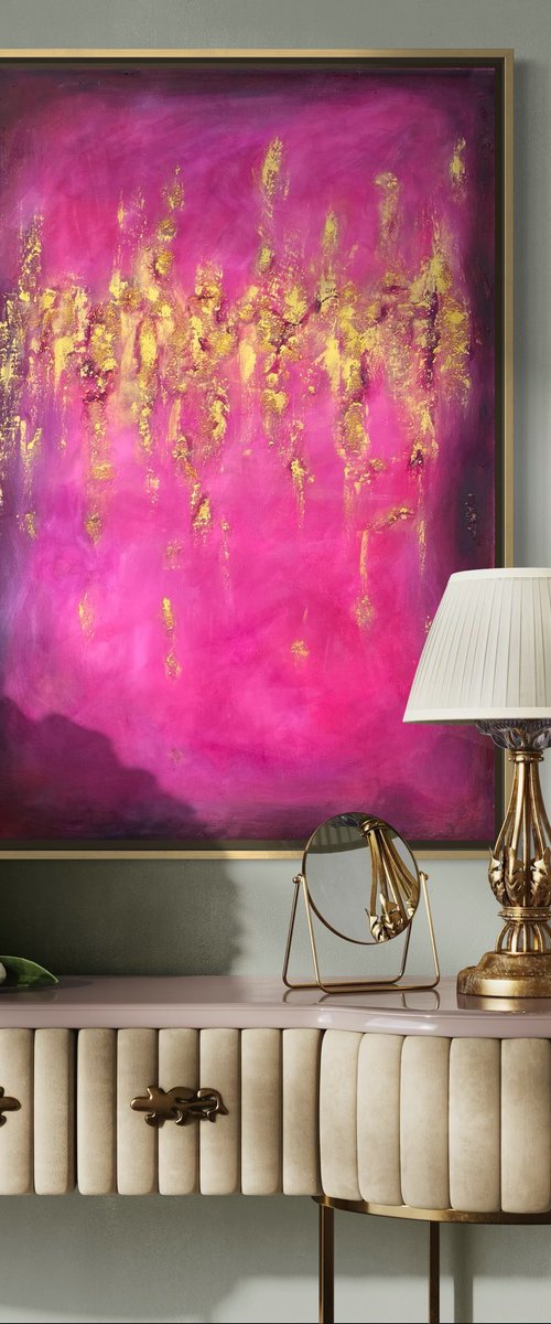 “Fuchsia glow” by JuliaP Art