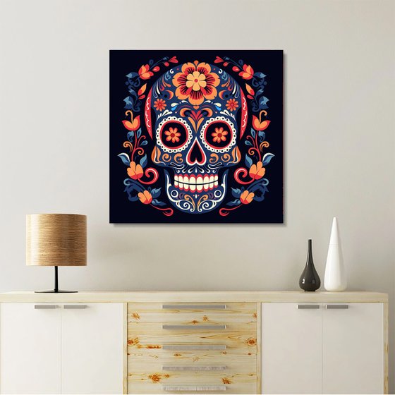 Flower Skull