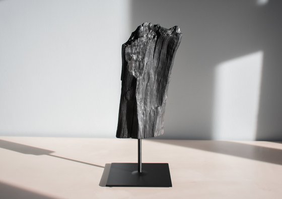'Spires' - Burnt Wooden Sculpture