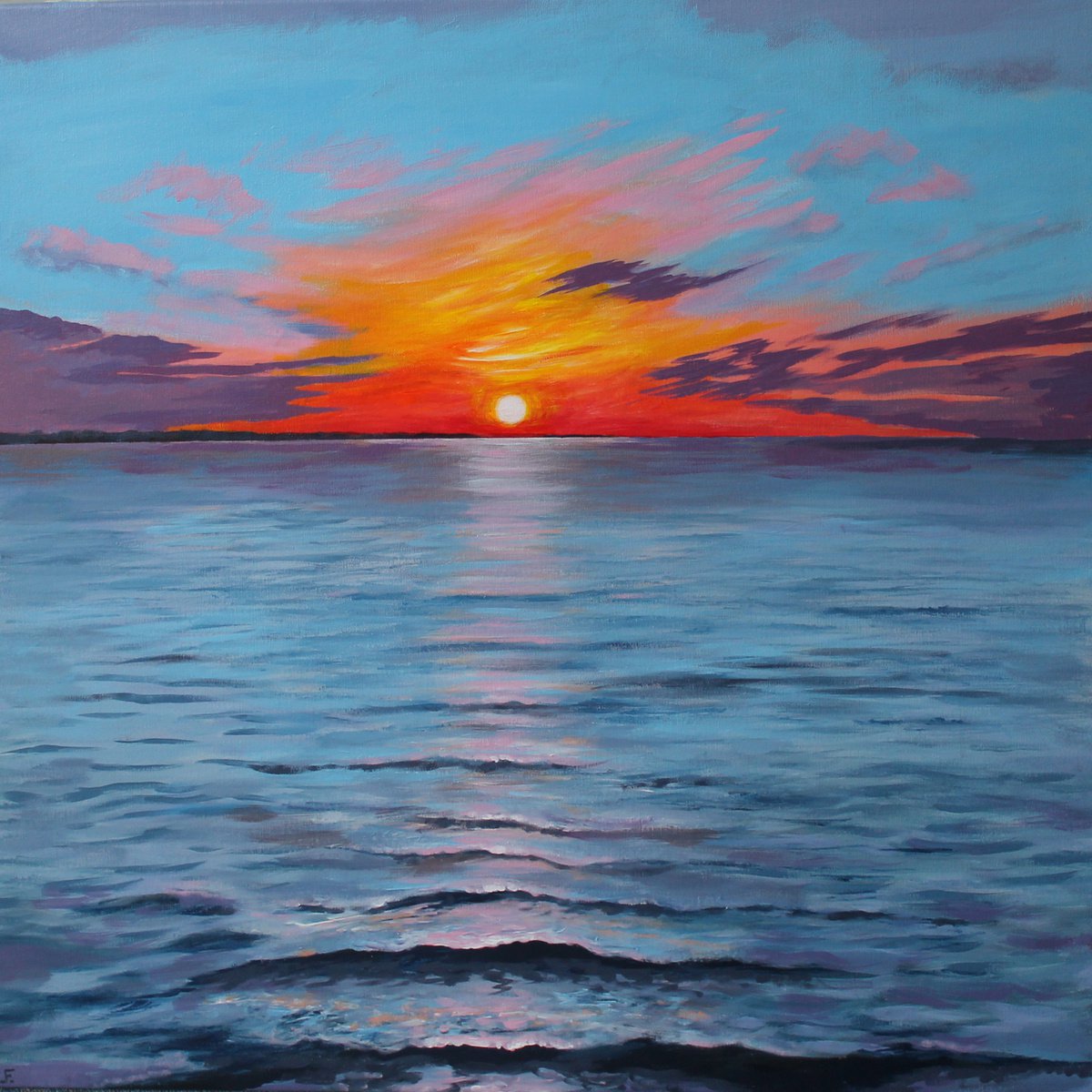 Sunrise at Sea by Sandra Francis
