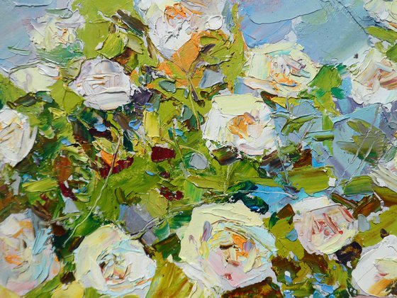 "Cascading roses "