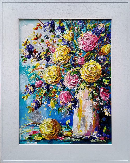 Framed Florals - 'Jubilation' by Andrew Alan Johnson