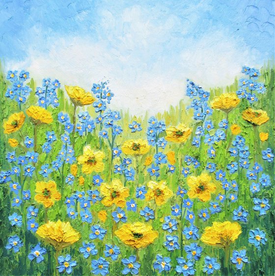 Buttercups and forget-me-nots