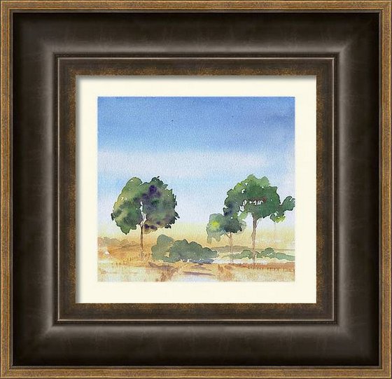 Two Trees in the wilderness- Save the Trees art