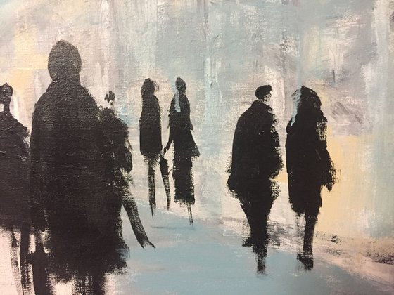 People walking #1 100x70cm