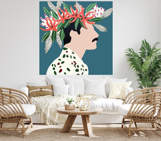 Head Flowers Freddie