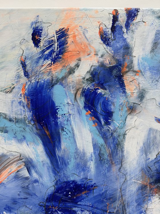 Dancers in the blue