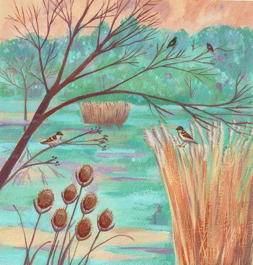 Winter Lake by Mary Stubberfield