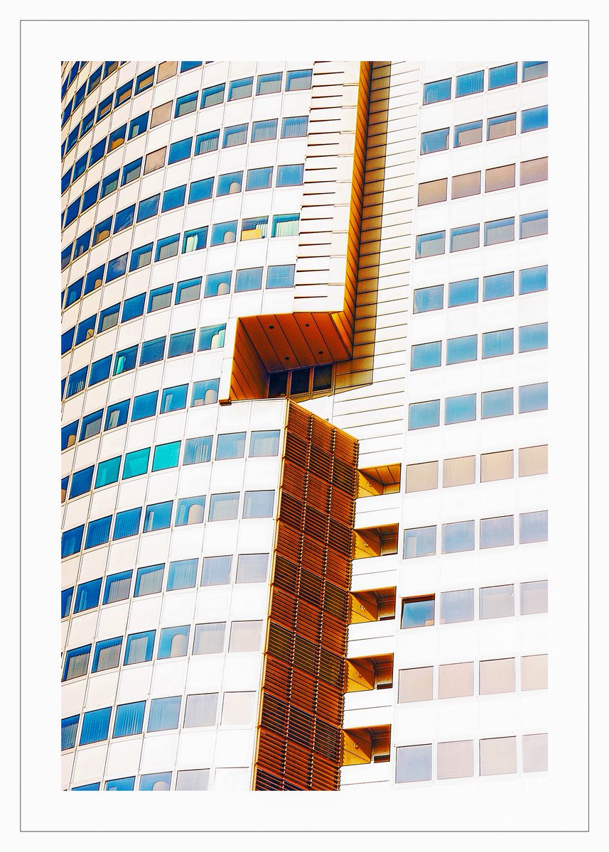 Geometric Cityscapes Photograph By Beata Podwysocka, 20 X 28, Facade 56, Original Artwork