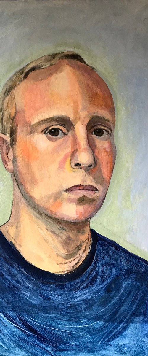 Portrait of Rob Rinder by Christine Callum  McInally