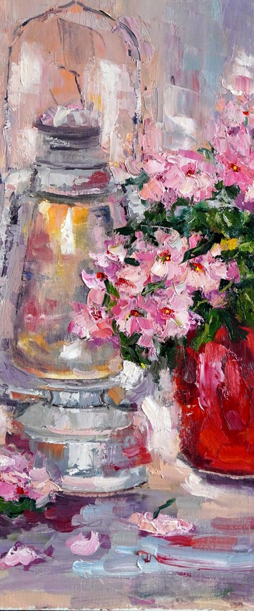 Pink Still Life by Olga Egorov