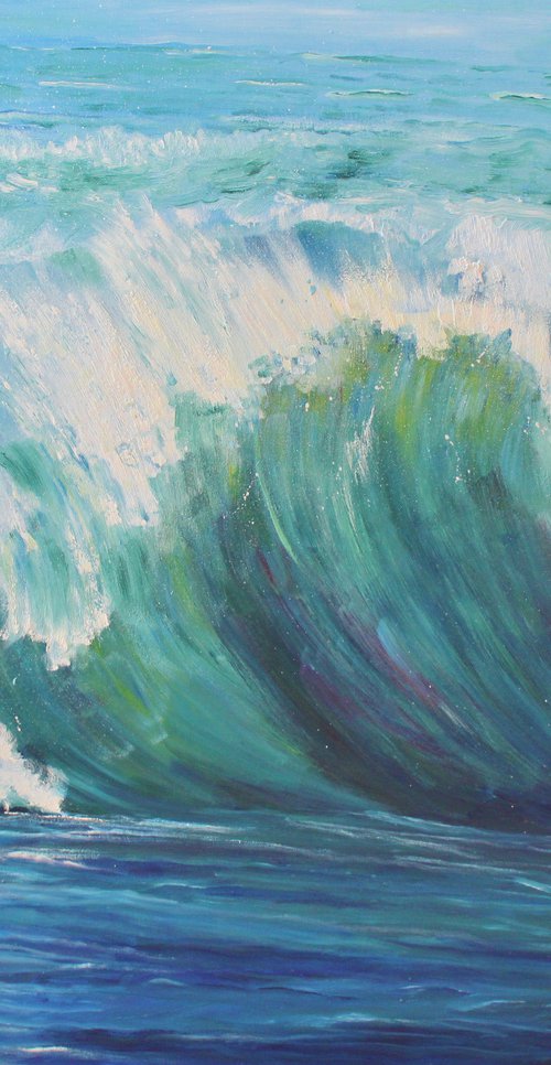 Atlantic Green Wave by Therese O'Keeffe