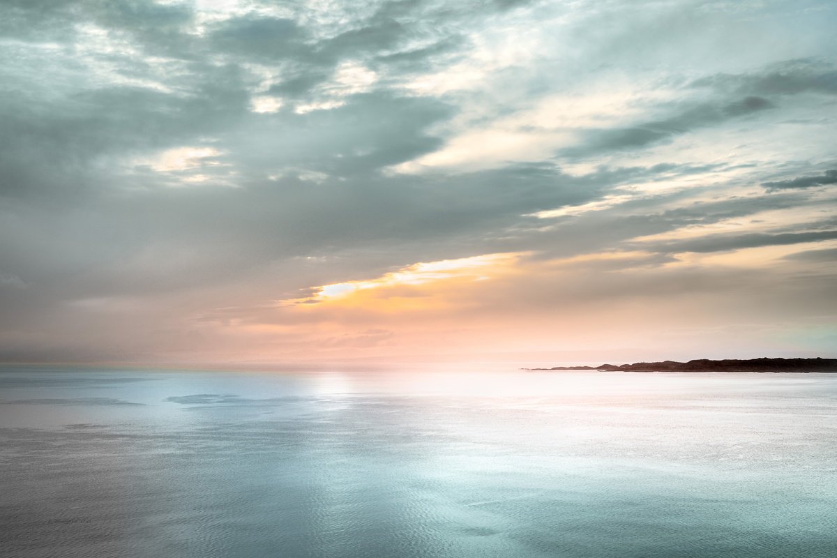 Impressionistic Landscape Photograph By Lynne Douglas, 76 X 44", The Gift, Isle Of Skye, Original Artwork