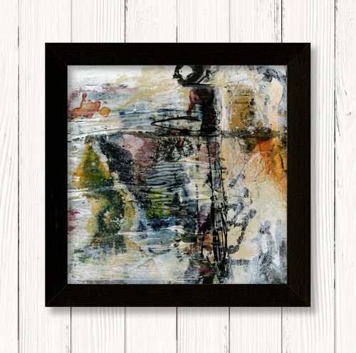 Rituals In Abstract 5 - Framed Mixed Media Abstract Art by Kathy Morton Stanion by Kathy Morton Stanion