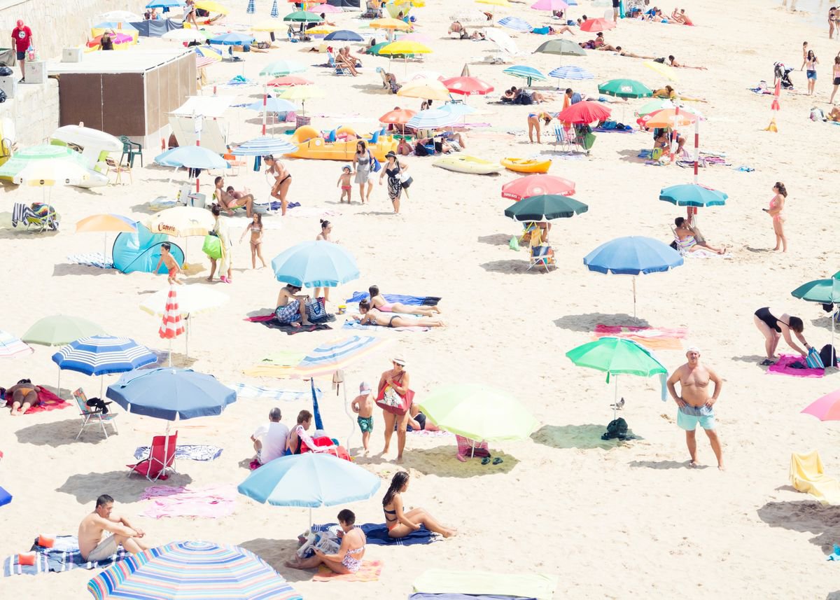 Impressionistic Portrait Photograph By Serge Horta, 36 X 26", Going Coastal No.10, Original Artwork